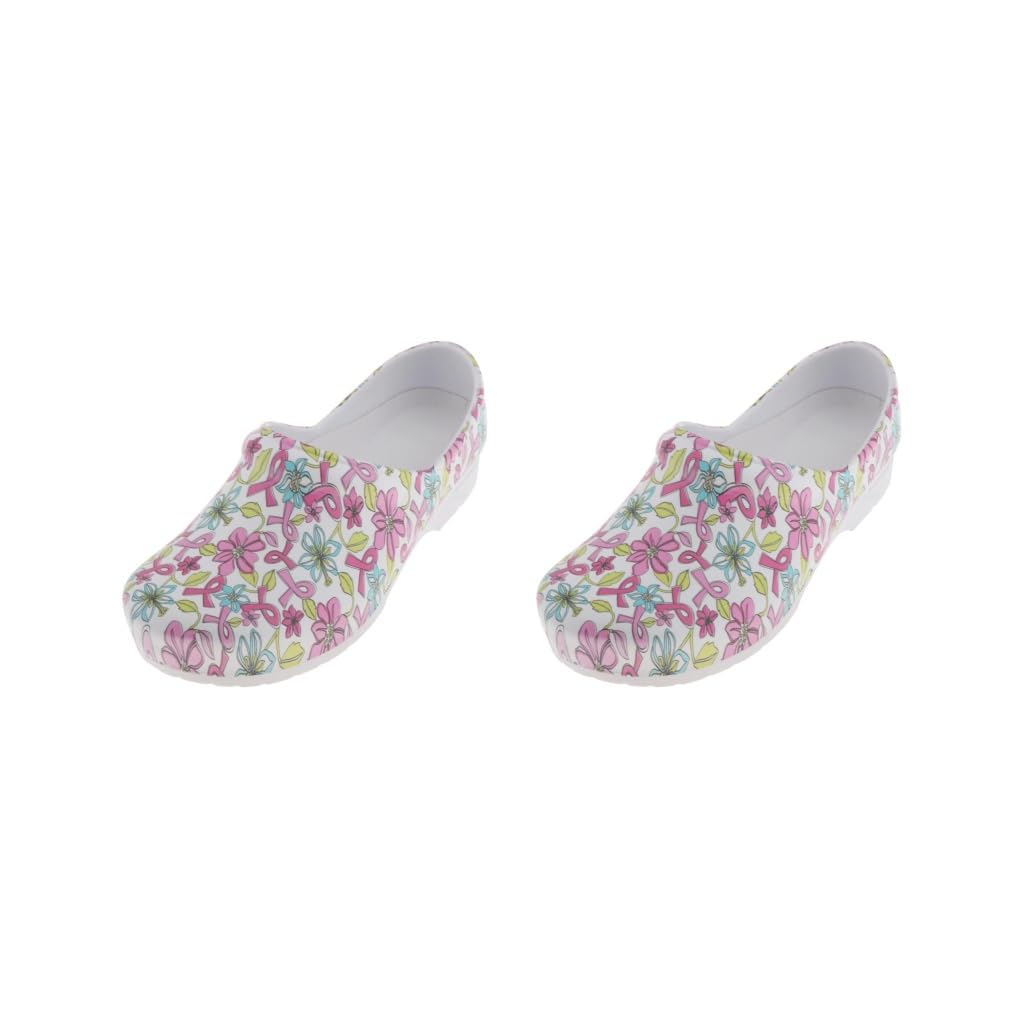 Zapatos de enfermería para mujer, con plantilla suave, para playa, zuecos 38