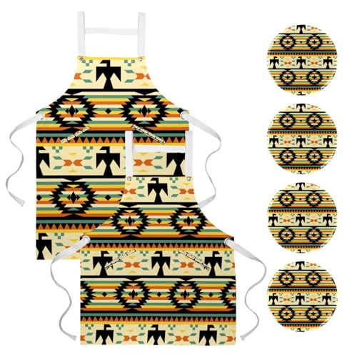Tablier de cuisine amérindien pour la pâtisserie et le nettoyage de la maison