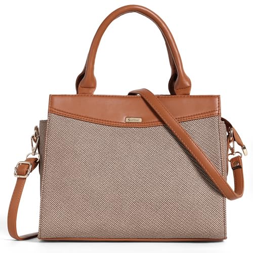 Image of Multi Compartment Denim Design Handbag, Multipurpose handbag with Shoulder Strap