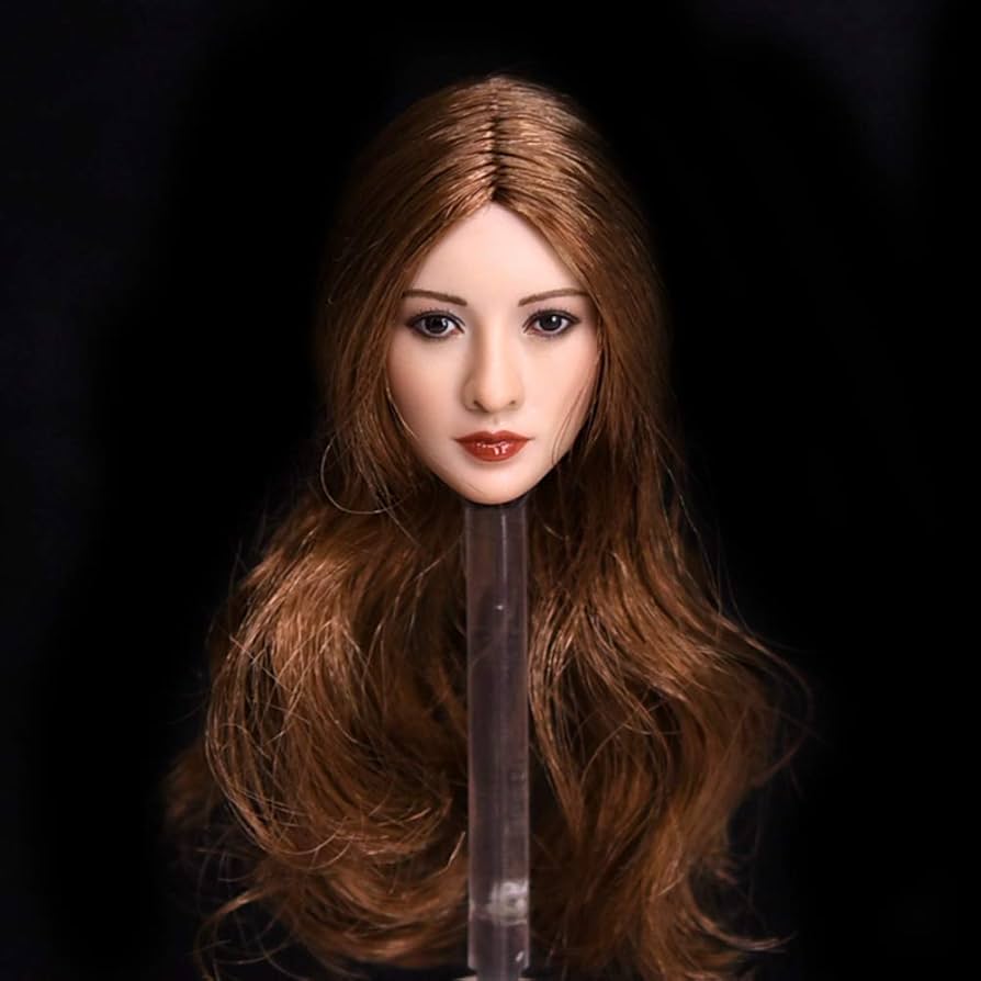 1/6 アジア人女性ヘッドA（Red Medium Hair）SD-H047A 1/6 アジア人女性ヘッド A (Red Medium Hair) | HLJ.co.jp