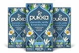 Pukka Tisane, Chamomille, Vanilla & Manuka Honey, Senza Caffeina, Ingredienti Selezionati Sostenibili, Un Tuffo Rilassante di Calma, 20 Filtri CONFEZIONE DA 3!