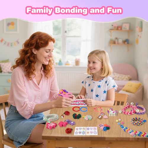 image for Nicella Bracelet Making Kit Gifts for Girls Ages 8-12, Weaving Loom Ki