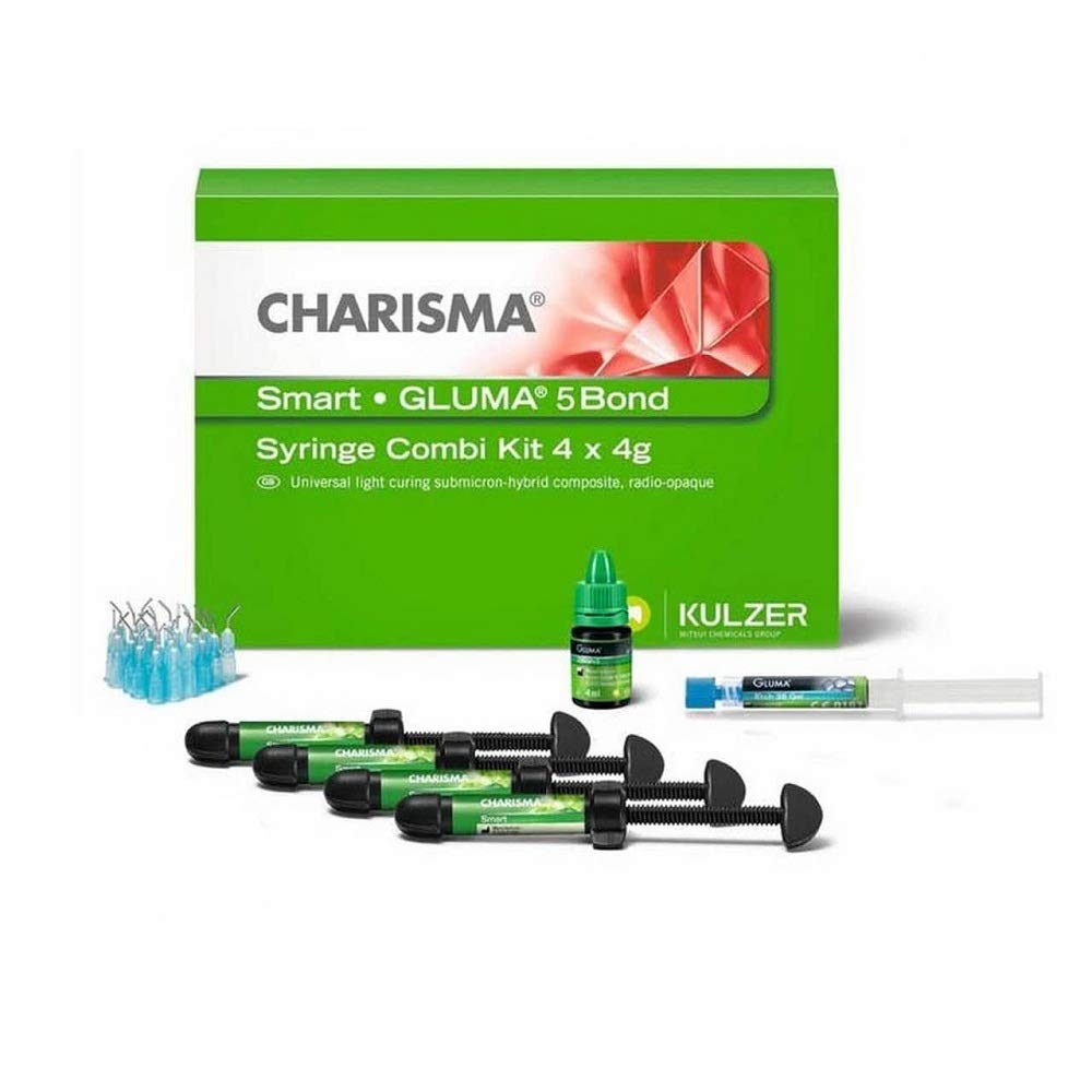 Kulzer Charisma Smart Composite 4 Syringe Kit Gluma Bond5 Dental