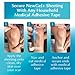 Advanced Silicone Scar Treatment Sheets for OLD, NEW Scars, Surgery, Keloids, C-Section, Burns, by NewGel Plus by MyNew Gel, 1