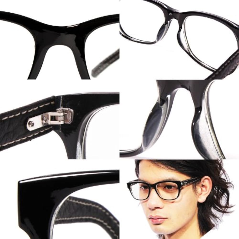 JANTJE_ONTEMBAAR 黒サングラス ウェリントンサングラス メンズ レディース 黒縁眼鏡[品番