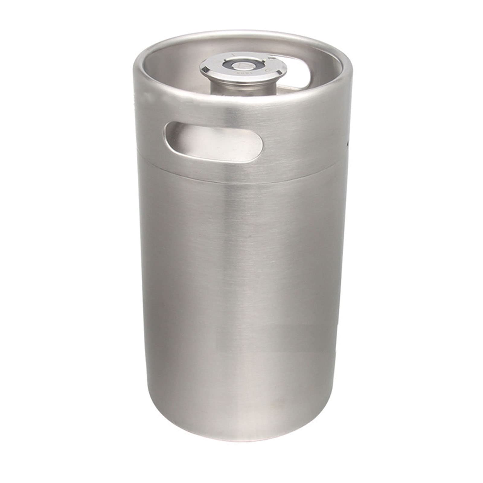 Mini-Bierfass aus Edelstahl, mit Weinspeer für Zuhause, Küche, Bier, für Camping, Wandern, selbstbrauen, hält Getränke frisch, 8 l + A Typ Weinspeer