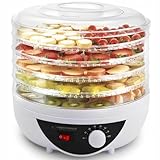 Esperanza - Essiccatore elettrico per alimenti, 5 contenitori trasparenti