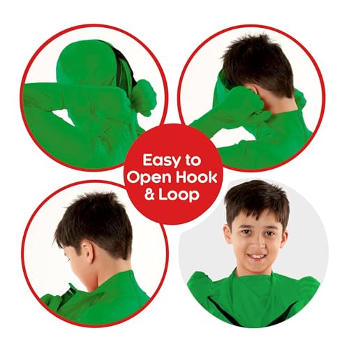 Morphsuits Green Bodysuit Costume for Kids, Green Screen Suit for Kids, Body Suit for Child, Fun Halloween Dress-Up, Medium - Thumbnail 4