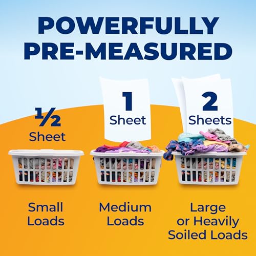 ARM & HAMMER Power Sheets Laundry Detergent, Fragrance Free, 60 Count - image 9
