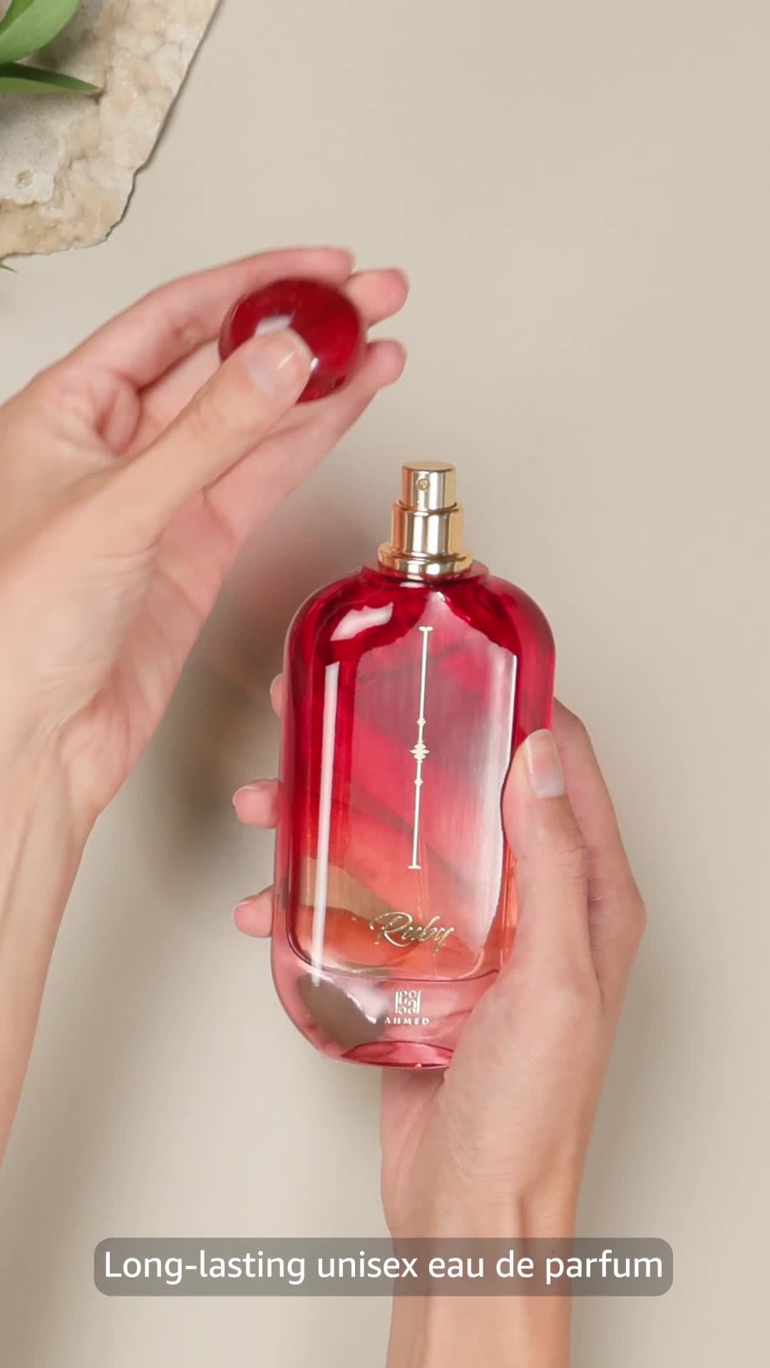 Ahmed Al Maghribi Ruby 100ML | Longlasting Unisex | Citrus Rosy