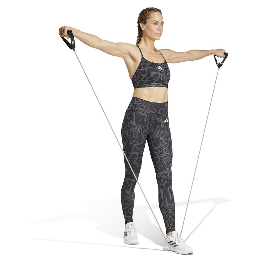 adidas Women's Mallas largas con Bolsillo Oculto Optimé Essentials