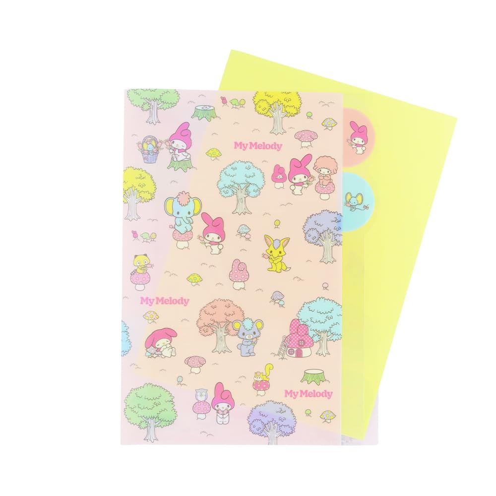 マイメロディ おめかしシリーズ クリアファイル sanrio（サンリオ） マイメロディ クロミ ダイカットクリアファイル 5P
