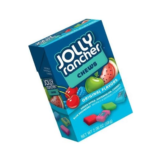 Hersheys Jolly Rancher Fruit Chews, 2.06-Ounces (Pack of 4)