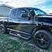 YITAMOTOR Running Boards Compatible with 2019-2026 Chevy Silverado/GMC Sierra 1500, 2020-2026 Silverado/Sierra 2500HD 3500HD Double/Extended Cab, Black Powder Coated Side Steps, Off-Road Drop Nerf Bar