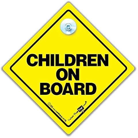 Children On Board Car Sign, Baby on Board Sign, Children On Board Sign, Yellow, Baby On Board, Baby on Board Sign, Car Sign, Novelty Car Sign, Bumper Sticker, Decal, Baby Sign, Baby Car Sign Cover