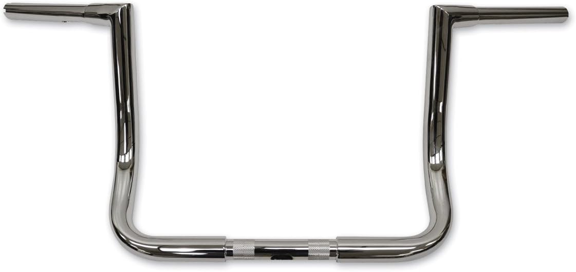 LA CHOPPERS LA-7361-12 Chrome 11/4" Twin Peaks Touring Handle Bar (12")