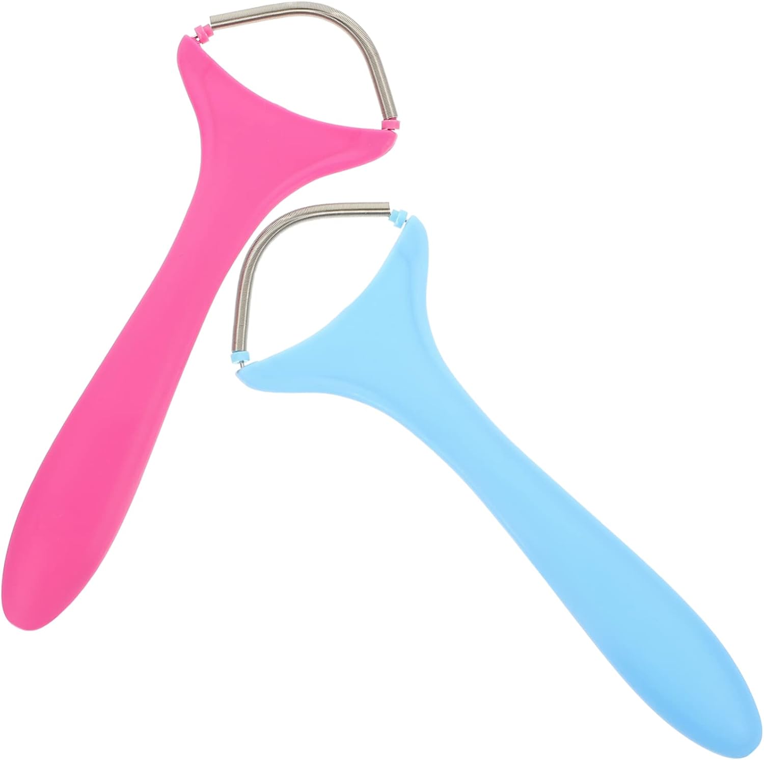 Outanaya 4pcs Facial Hair Removal Epilator Manual Spring Hair Removal Tool for Face Eyebrows and Chin Durable Safe Easy to Use Colors