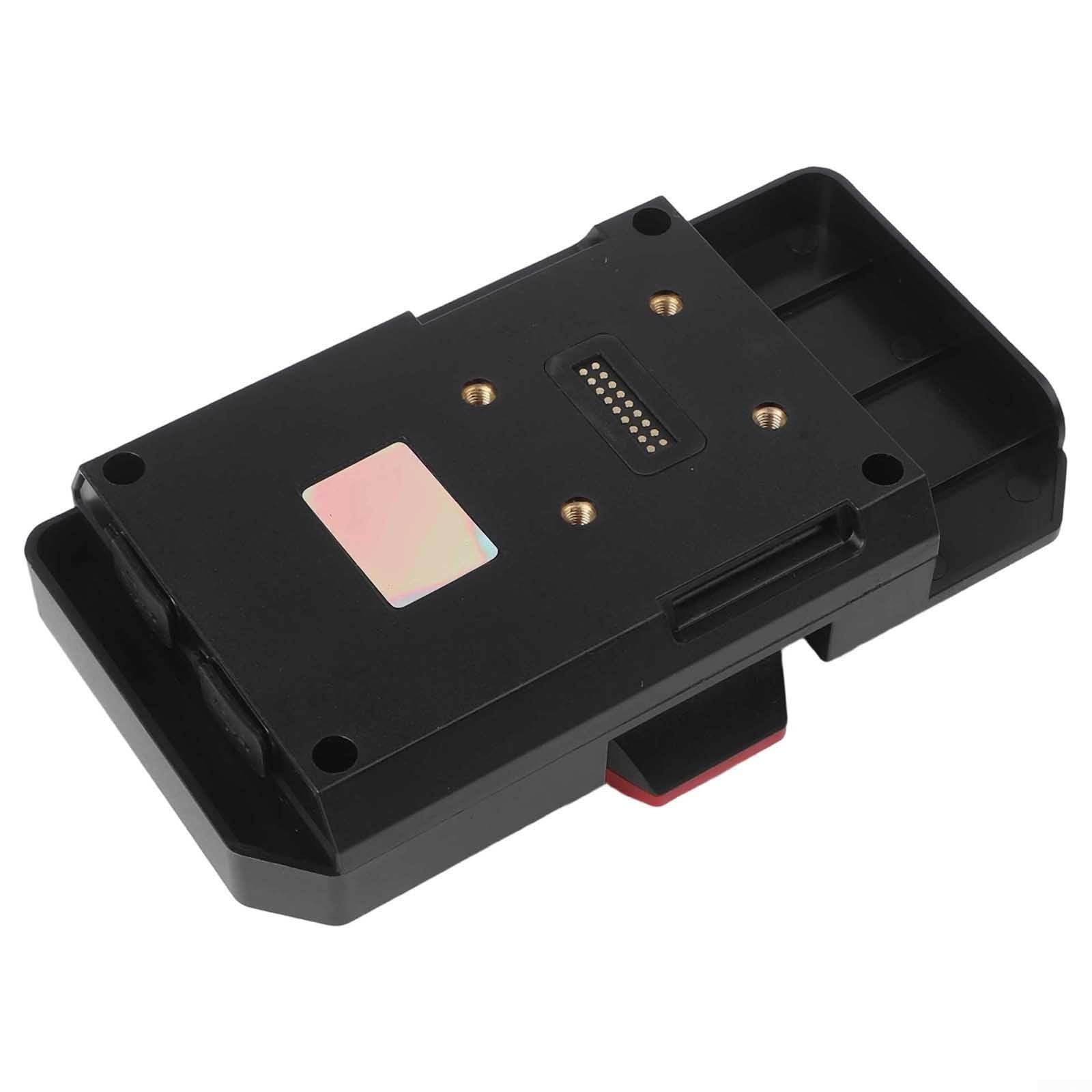 Supporto per telefono per caricabatterie wireless da moto per BMW R1200GS R1250GS R1300GS, staffa di ricarica rapida da 15 W, resistente alle intemperie IPX6 (logo bianco)