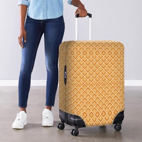 Housse valise protection L extensible et lavable motif géométrique