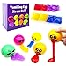 EWFYMY 4 Pack Puking Egg Stress Ball Toys – Funny Slime Vomiting Squeeze Toy, Gross Fidget Prank Ball, Novelty Gag Gift for Kids & Adults, Christmas Stocking Stuffers