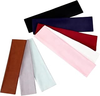 TecoKart® 8-Pack Elastic Sport Headbands for Women & Girls – Non-Slip Comfortable Hairbands for Sports, Yoga, Running, Mul... Price In India