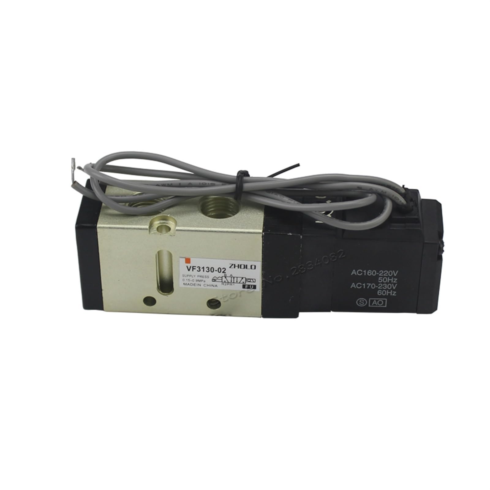 Xncdbvypa Ac220v 1/4" Pneumatic Solenoid Valve 5 Ports 2 Positions Vf3130-02 Dc12v 24V Ac 220V 110V 380V(Ac220v)