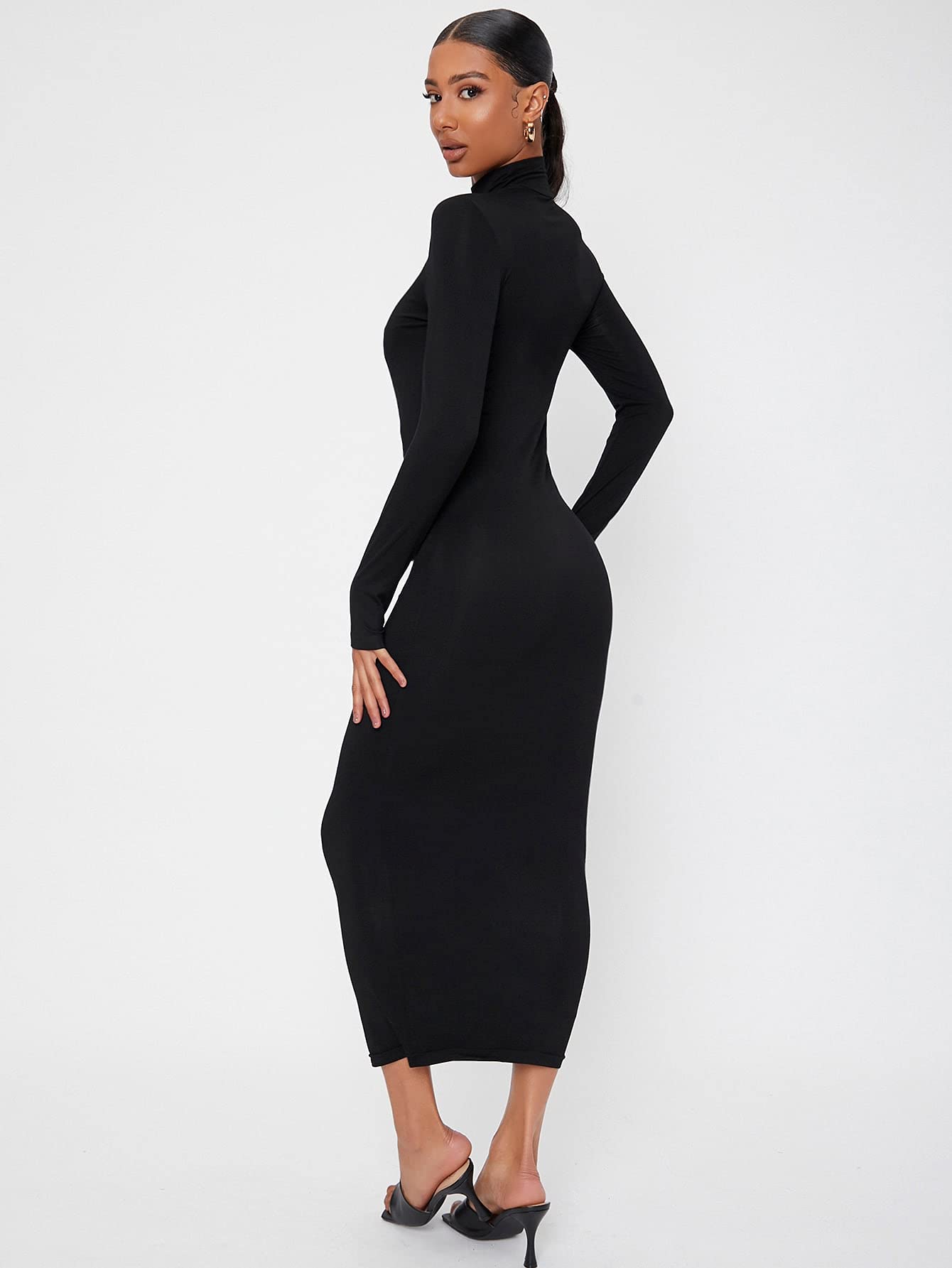 bodycon dresses for tall ladies Elegant Black Lace Strapless Bodycon Dress With Asymmetrical Hem For Valentine's Day, Wedding, Party Concert Rave Outfit Women Dresses Prom, Tall Women