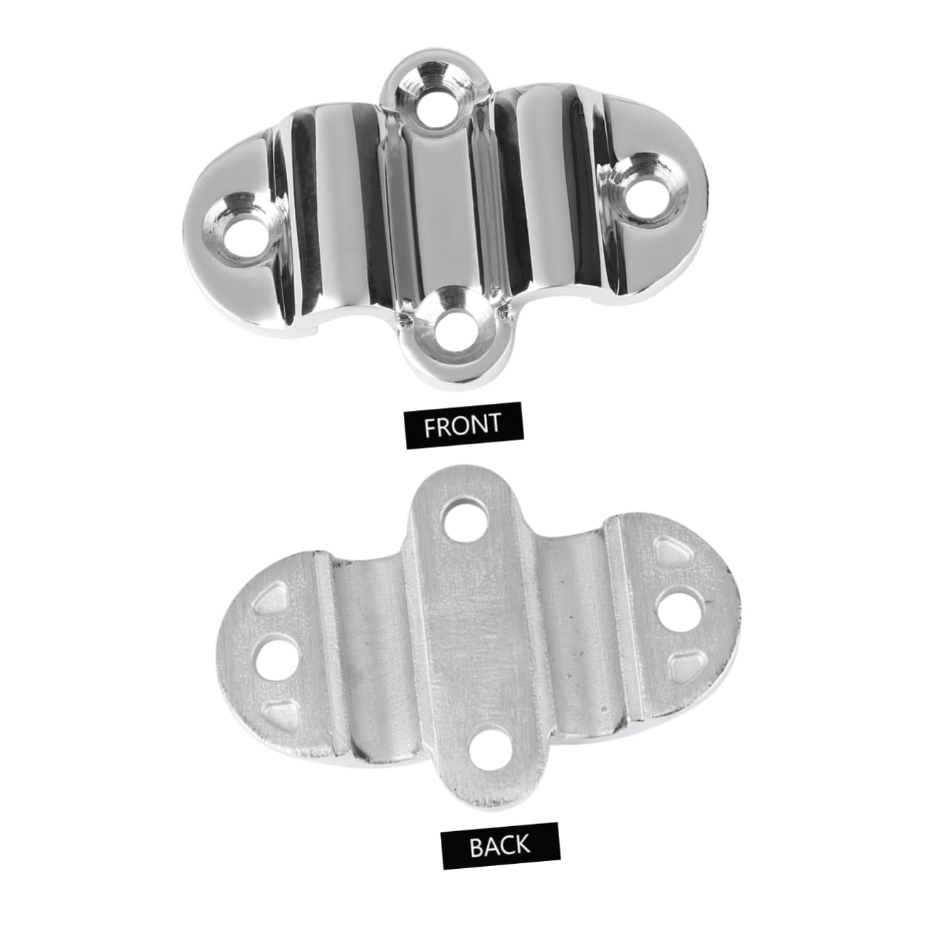 BRIGHTFUFU Yacht D-Ring Stainless Steel D-Shaped Buckle 6mm 316 Marine Grade for Boat Latch Installation