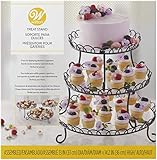 Wilton 3-Tier Customizable Scalloped Dessert and Cake Stand, 13-Inch