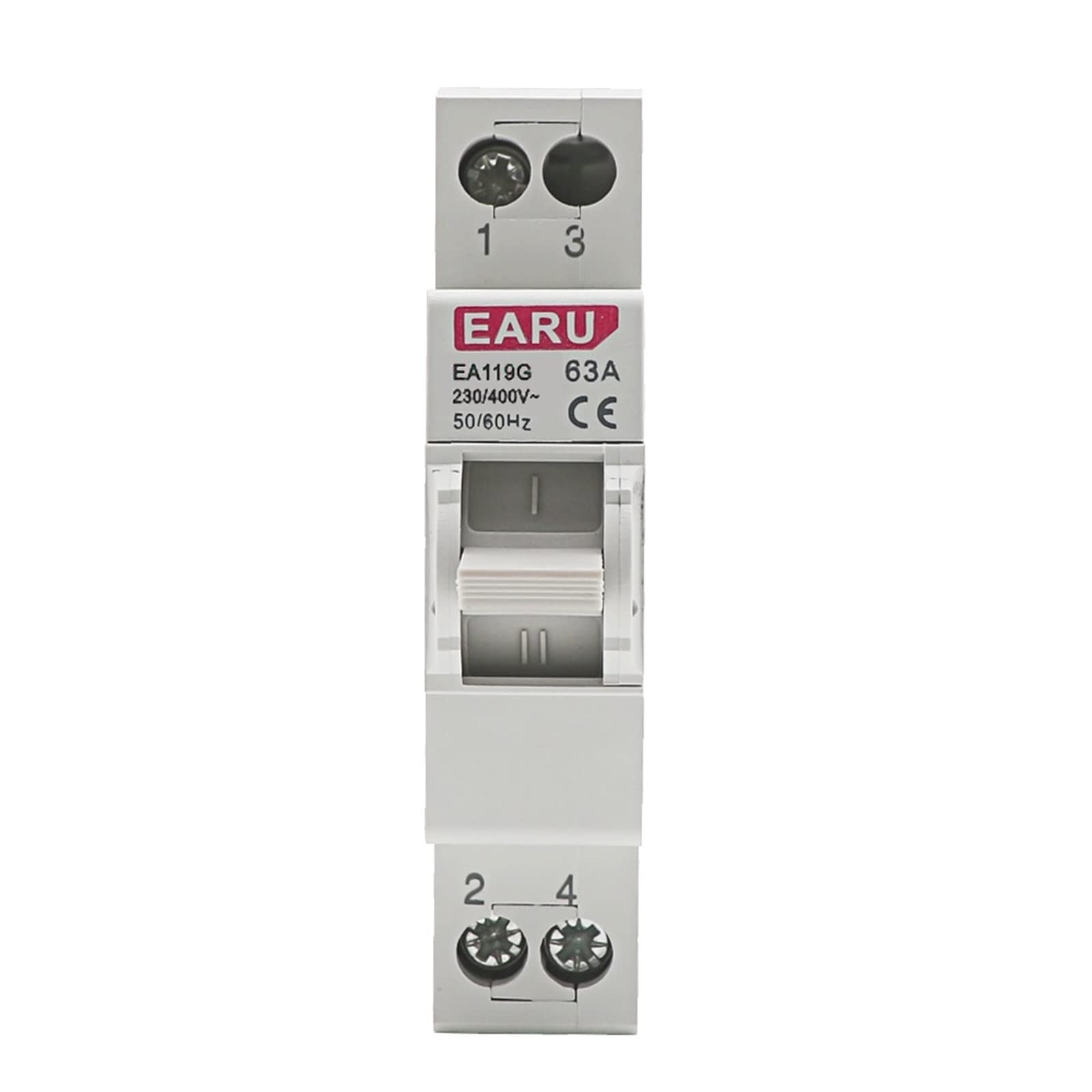 LHNBGTUIW 10pcs 1P 40A 63A MTS Dual Power Manual Transfer Interlock Circuit Breaker Din Rail Isolating Discounnecting switches(40A)