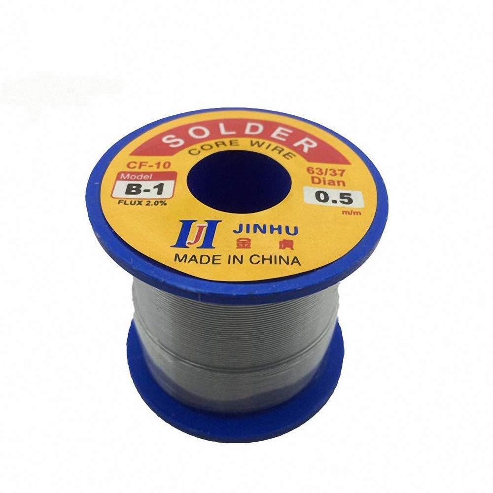 0.5mm Soldeing Wire Welding Wire 63/37 Tin Lead 2.0% Flux Roll Reel Solder Tools 300g