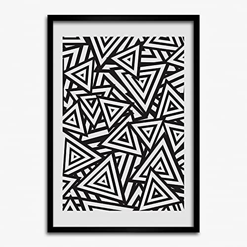Cadre MDF 50x70 cm Tulup bois moderne pour affiche et photo