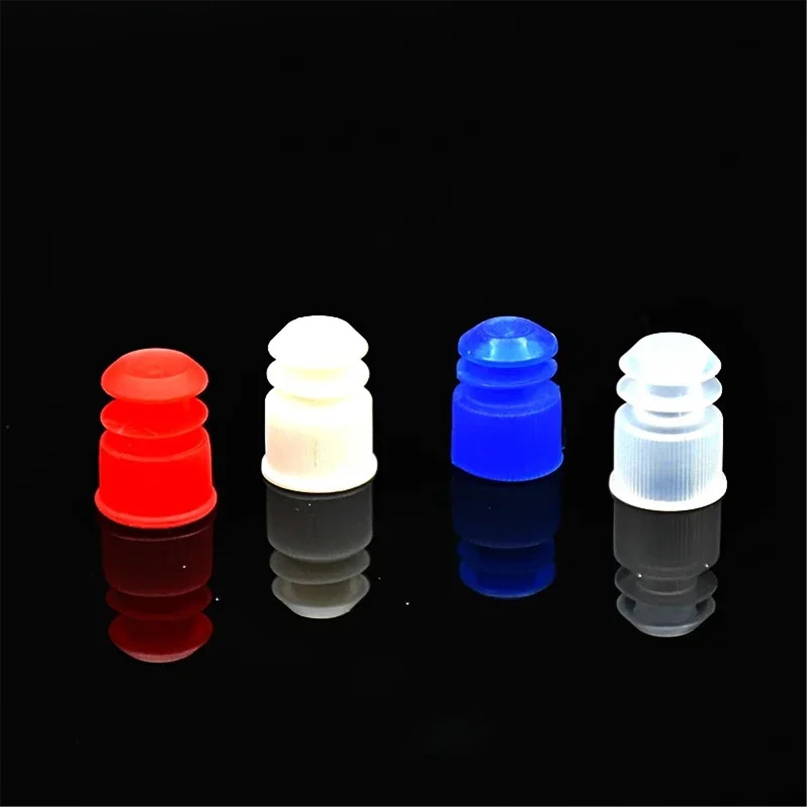 sprzęt laboratoryjny Korek do probówki z tworzywa sztucznego, korek z tworzywa sztucznego PP, zatyczki plastikowe do probówek o średnicy 12 mm/13 mm/15 mm/16 mm, 100 szt. bez probówki(16mm)