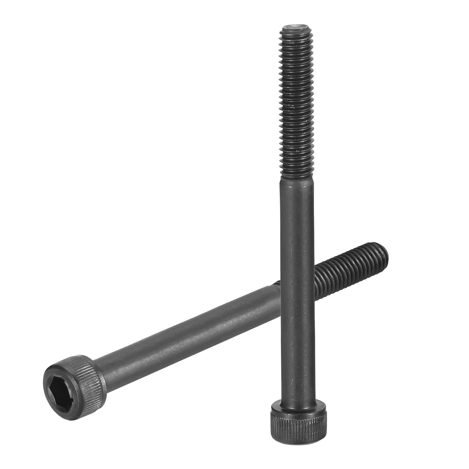 uxcell Hex Socket Bolts (M6-1x65), Grade 12.9 Carbon Steel Hex Socket Drive Screws, Black, 30 Pcs, M6-1x65mm