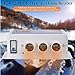 ZCBYBT Portable Car Windshield Defrost Defogger 500W-1000W 3-Hole Car Heater, for Cars Vans Motorhomes Construction Vehicles,12v