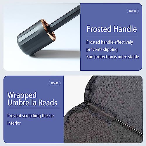 Parasol para parabrisas de coche que evita salpicaderos quemados 5