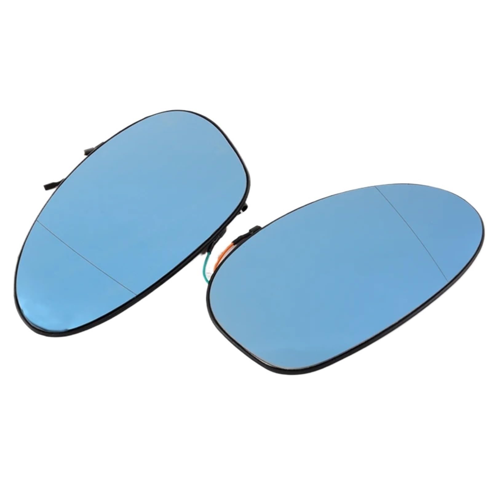 Vetro specchietto laterale automatico per BMW per E46 2004-2009 Per E87 E88 2004-2008 Vetro specchietto blu riscaldato grandangolare 4 pin per auto Vetro Retrovisore