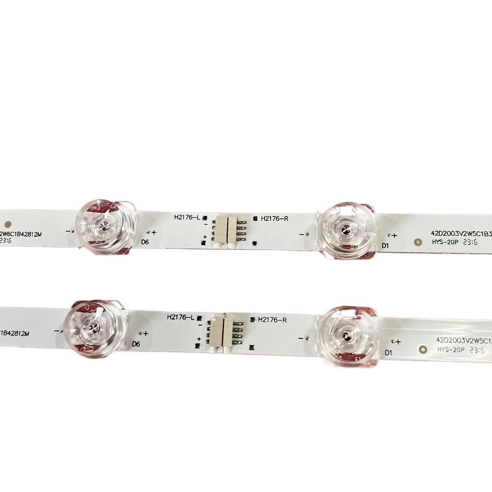 Striscia di retroilluminazione a LED 11LED 780mm for Hi-sens 43AE7010F 43AE7000E 43AE7100F 43AE7200F R43A7200GTUK R43A7200G 43AE7300F(10pcs For 5 TV)