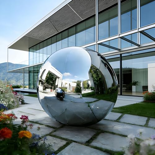 Grande boule miroir gonflable brillante couleur or pour décorations géantes