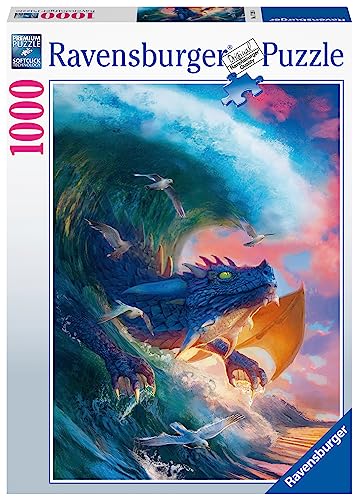 Ravensburger Dragon Race 1000 Piece Jigsaw Puzzle for Adults and Kids Age 12 Years Up, Multicolored, 1000 pezzi, 70x50 cm