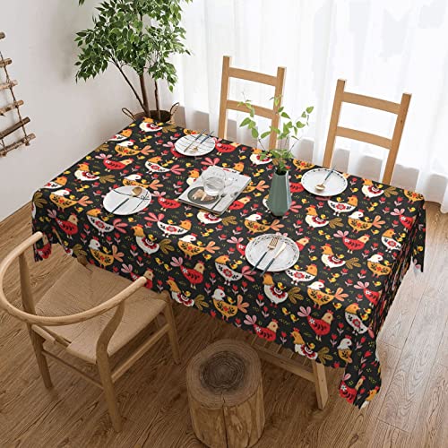Nappe carrée en dentelle polyester lavable 137x183 cm