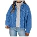 TTWOMEN Damen Einfarbig Cord geknöpfte Strickjacke Casual Langarm Lose Hemden Mantel Outwear Mit Taschen