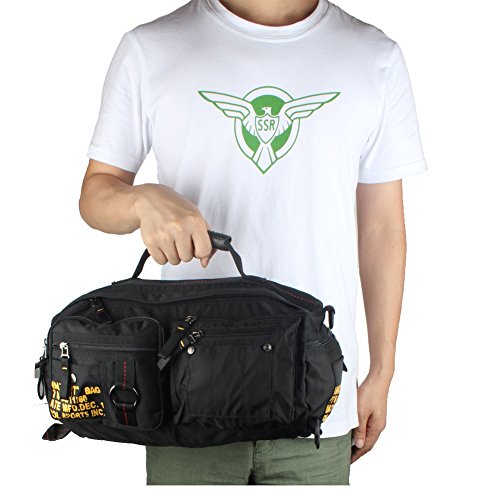 Innturt Nylon Duffel Bag Duffle Messenger Multi-Purpose Backpack Travel Sports Black #TOP7