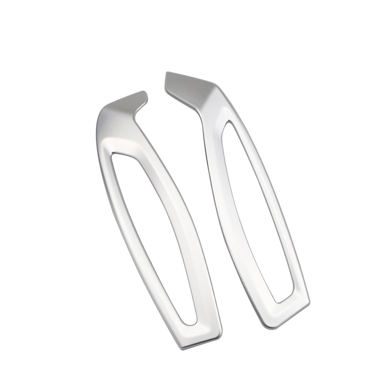 for Toyota for C-HR for CHR 2016-2022 Stainless Steel Interior Car Air Conditioning Vent Outlet Cover Trim Sticker LHD RHD Car Trim Interior(Chrome LHD)