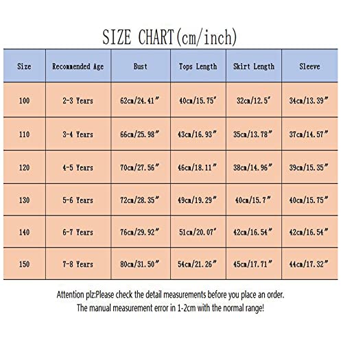 Mbby Tuta Bambino Ragazze, 2-7 Anni Completo