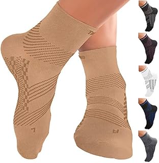 TechWare Pro Ankle Compression Socks - Plantar Fasciitis Sock & Foot Support