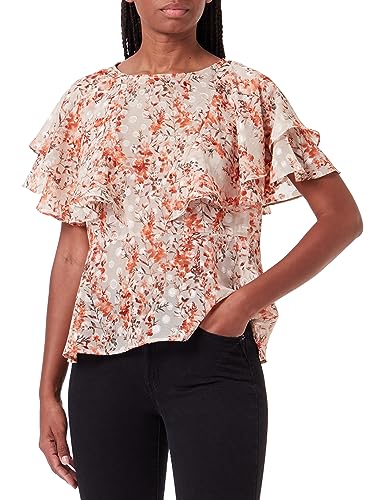 TILDEN Blusas, Rust Floral, L para Mujer