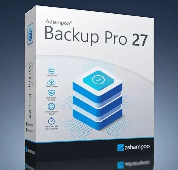 Asham Poo Backup Pro 27 for Windows | Activation Voucher 1 Year 1 PC License | Physical Delivery with 1 Year Warranty | No CD/DVD