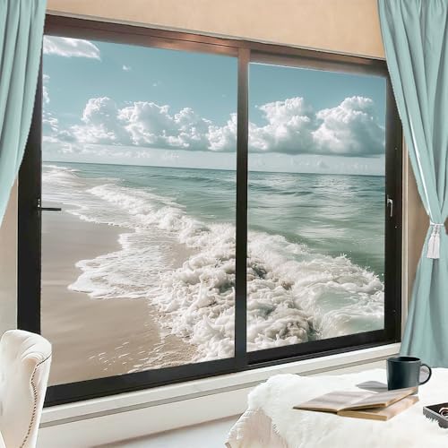 Vinilo Decorativo de Vidrio con Diseño Modern Rustic Ocean