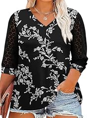 Black White Floral